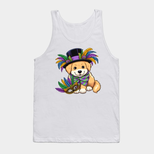 Mardi Gras dog Tank Top by Japanese Fever